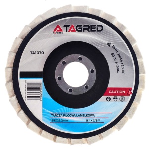 Disc lustruire metal material netesut 125mm TA1070 TAGRED