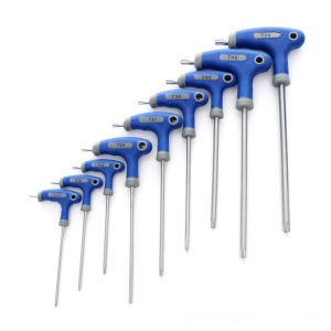 Set chei torx cu maner plastic 9 elemente KraftDele KD10247