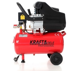 Compresor de aer industrial 24 litri, 2.8kW, 220V KraftDele KD400 TBC
