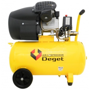 Compresor de aer industrial 50L 2.8kW 2cil. ZBV30-50 DEGET V81152