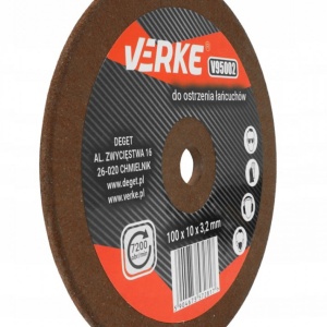 Disc abraziv pentru masina de ascutit lanturi , grosime 3.2x10x100 mm V95002