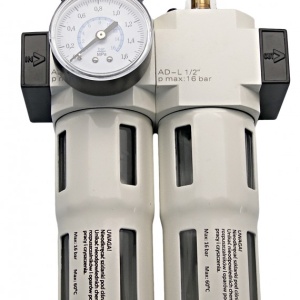 Reductor cu filtru de apa si ulei pentru aer comprimat ADLER AD-FRL 1/2" MA3125.1
