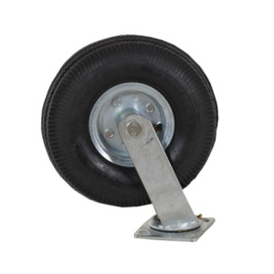 Roata pivotanta din cauciuc placa metalica carucioare 250 mm KD459 KraftDele