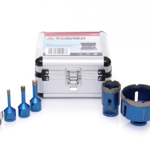 Set 5 carote diamantate pentru piatra, gresie si beton 6-68mm M14 TA4085 TAGRED