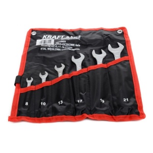 Set chei fixe comb. 6 piese 8, 10, 13, 17, 19, 21mm KraftDele KD10925