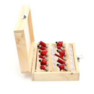 Set de 12 freze pentru lemn diferite profile KraftDele KD10282 8mm