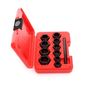 Set extractoare pentru suruburi rupte 10 elemente KraftDele KD10269