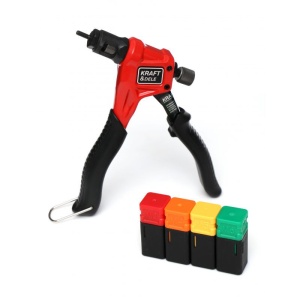 Trusa cu dispozitiv de nituire manual M3-M6 200mm KD10551 Kraftdele