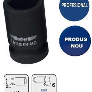 Cheie tubulara de IMPACT 1/2" AD-3512.16 16mm