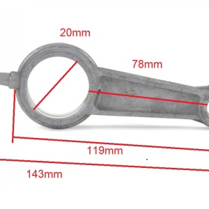 Biela pentru piston cap compresor 47mm 78x20x12mm NR.568