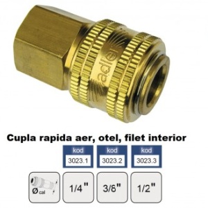 Cupla rapida aer, alama, filet exterior 1/2" ADLER MA3025.3