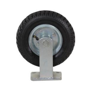 Roata fixa din cauciuc placa metalica carucioare 210 mm KD456 KraftDele