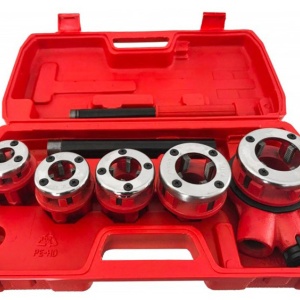 Set clupa filiera filetat manuala 5 piese 3/8", 1/2", 3/4", 1" si 1-1/4"