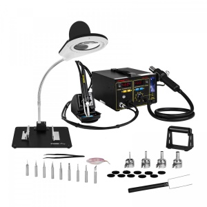 Statie de lipit cu aer cald 4 in 1 75+550 W 480C S-LS-16 Stamos 10021025