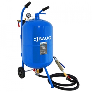 Statie de sablare profesionala cu nisip mobila 38L B3401