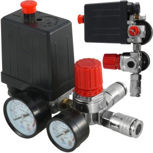 Presostat compresor aer + supape 20A 230V 3-10 bari VERKE V81202