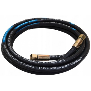 Furtun de presiune 4m pentru gresoare de 12-15l 1/4" VERKE V86125