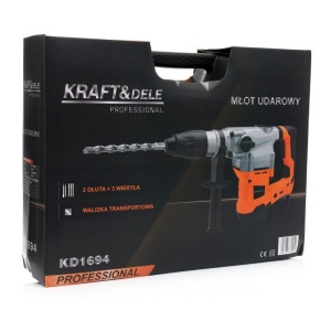 Ciocan rotopercutor cu Impact 2800W SDS-MAX KraftDele KD1694 TBC