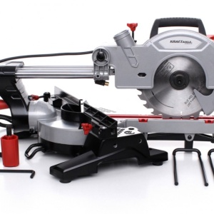 Fierastrau circular pendula lemn 1800W laser KraftDele KD596