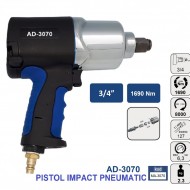 Pistol Impact pneumatic 1690Nm 6.3 bari 3/4", ADLER AD-3070 Profesional
