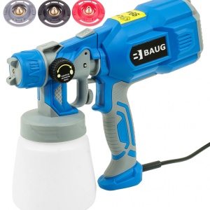Pistol vopsit electric cu vas inferior 800ml 550W duza 1, 1.8 si 2,5 mm