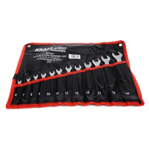 Set chei fixe + inelare combinate 12piese 6-22mm KraftDele KD10931