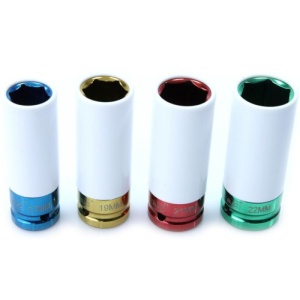 Set de chei tubulare IMPACT 1/2" 4 piese 17/19/21/22mm din teflon KD10523 Kraftdele