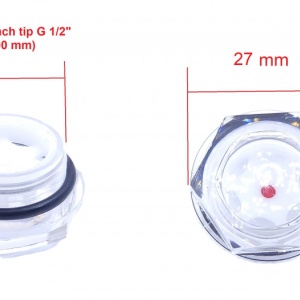 Vizor ulei cap compresor filet plastic 1/2" 19.90mm CH074
