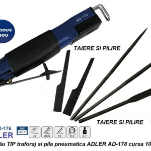 Ferăstrău TIP traforaj si pila pneumatica ADLER AD-178 cursa 10mm