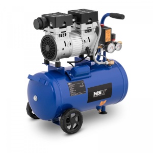 Compresor fara ulei ultrasilentios 24L 750W 8bari 90 l/min 10061054 MSW