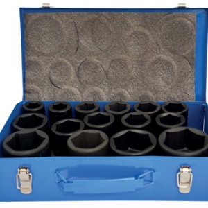 Set 15 chei impact 1" 22-60mm MA3510.96 Adler