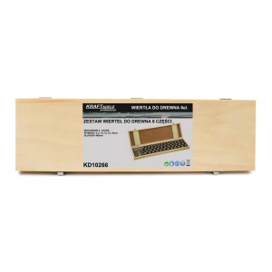Sfredele pentru lemn 6-18mm 6 burghie KraftDele KD10266 TBC