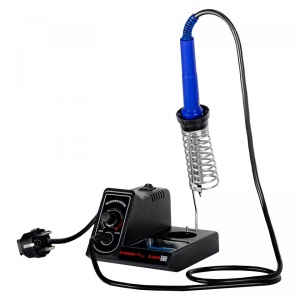 Statie de lipire cu letcon si stativ 60 W S-LS-18 Basic Stamos 10021029
