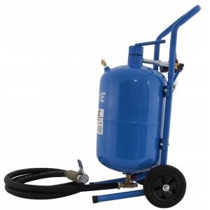 Statie mobila de sablare profesionala cu nisip mobila 19L VERKE V81080A