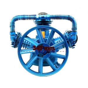 Cap compresor de aer cu 3 pistoane compresie in doua etape 900l/min 12.5 bari BARRACUDA 3090TS BLUE EDITION B-AC3090TS