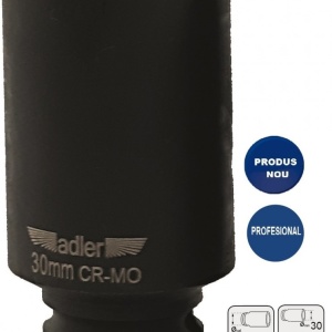 Cheie tubulara de IMPACT 1/2" ADLER AD-3513.30D 30mm varianta lunga