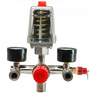 Presostat compresor aer + supape 16A 400V 3-8 bari VERKE V81209