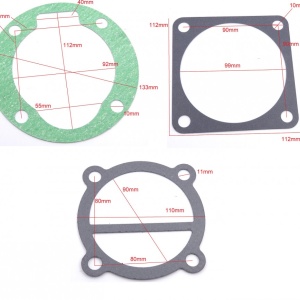 Set de 3 garnituri piston de 90mm pentru pompa compresor de aer dispus in V NR.1989