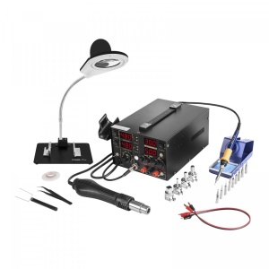 Statie de lipit cu aer cald 4 in 1 75+650 W 480C S-LS-1 Stamos 10020994
