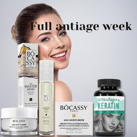 Bocassy Max Moisturizer krema + super collagen+keratin kombo za full hidrataciju lica i kose