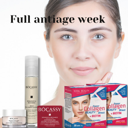 Bocassy resiliance and recharge hidratantna krema i serum + 2x super collagen beauty direct maksimalna hidratacija