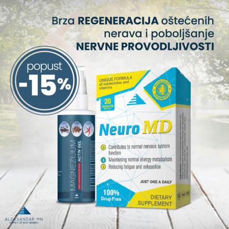 Neuro MD neuroprotektor + Neuro gel AKCIJA +Magnezijum aktiv
