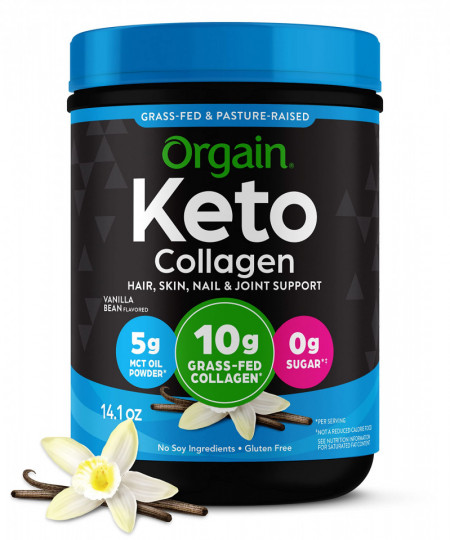 Orgain Keto Collagen sa MCT uljem za prirodno ubrzavanje metabolizma-vanila