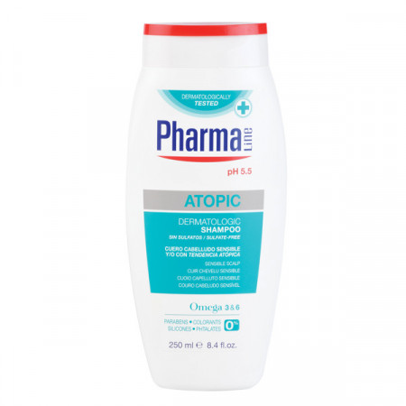 Pharmaline Atopic pH 5.5 šampon bez sulfata 250 ml