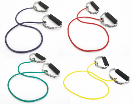 Thera Band guma crnim pvc rukohvatima