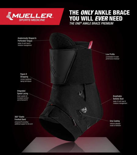 MUELLER ortoza za skočni zglob premium