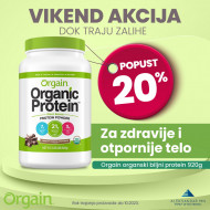 Orgain Biljni Protein Čokolada 920grama Kratak rok 20%off do 10.2023.