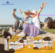 2 + 1 Gratis OPTIMUM D3 1000UI 60 kapsula