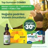 ORIGANO ULJE 30ml + Optimum D3 2000IU + GRATIS ProBio C 500