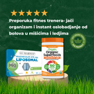 Orgain superfoods mandarina + Organski tečni liposomalni Magnezijum